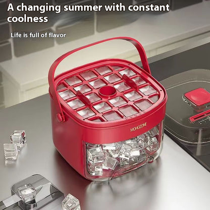 Portable Ice Tray Large Capacity Ice Bucket