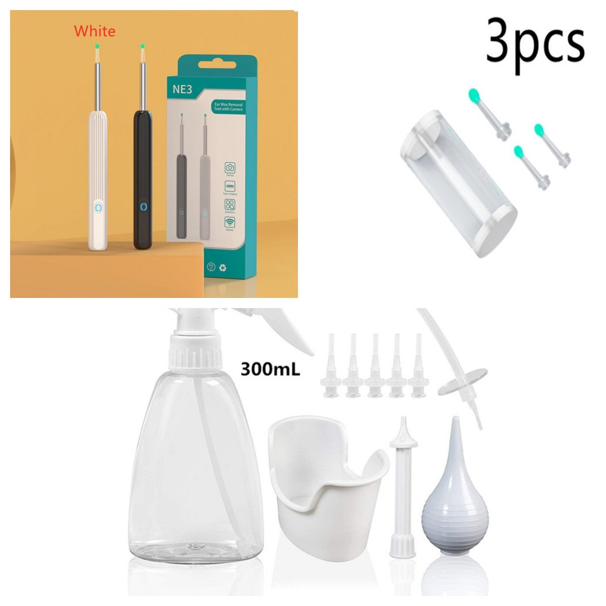 NE3 Ear Cleaner Otoscope