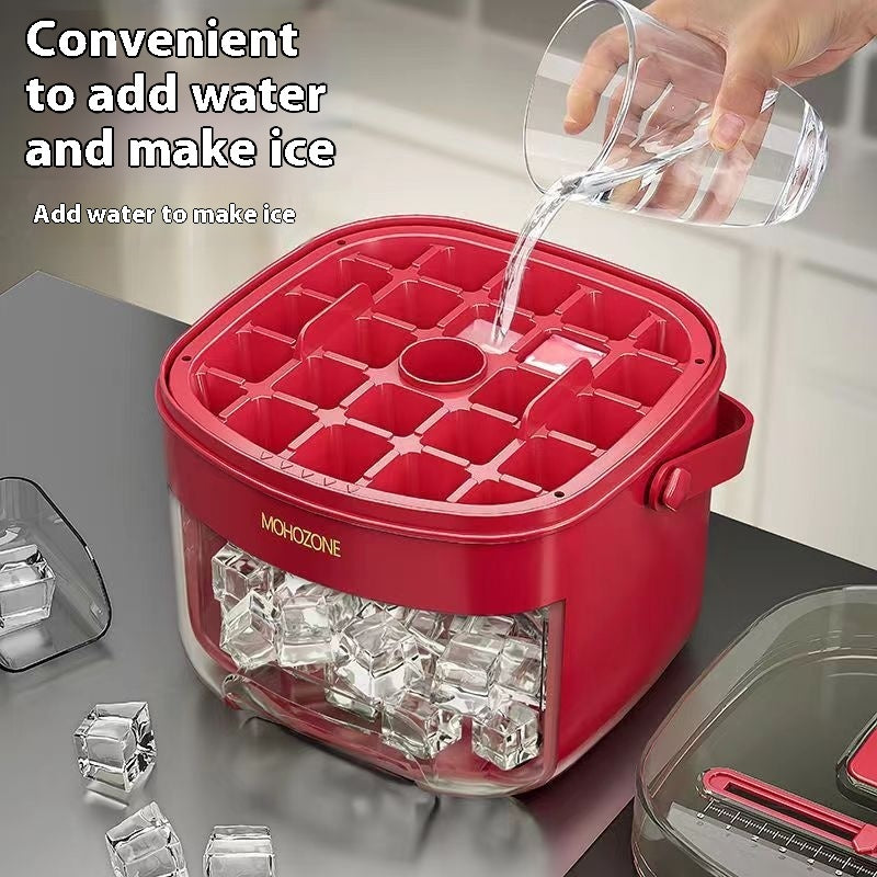 Portable Ice Tray Large Capacity Ice Bucket