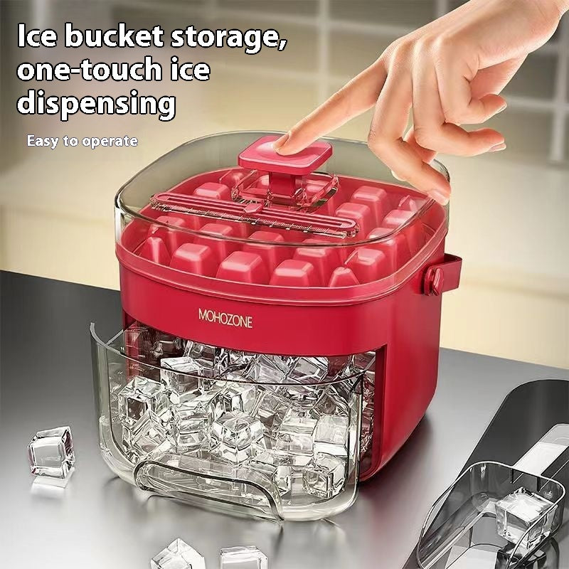Portable Ice Tray Large Capacity Ice Bucket