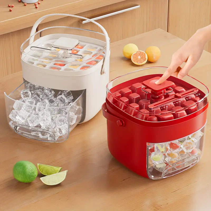 Portable Ice Tray Large Capacity Ice Bucket