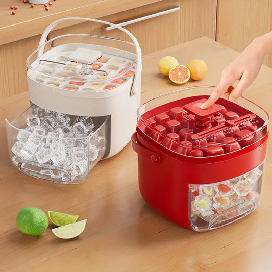 Portable Ice Tray Large Capacity Ice Bucket