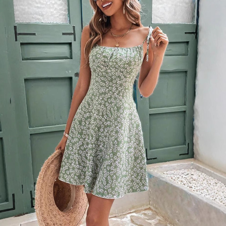 Women's Summer Floral Spaghetti