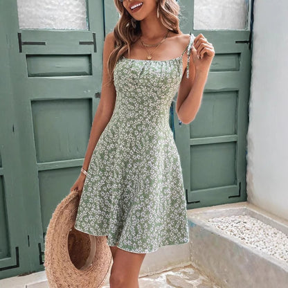 Women's Summer Floral Spaghetti
