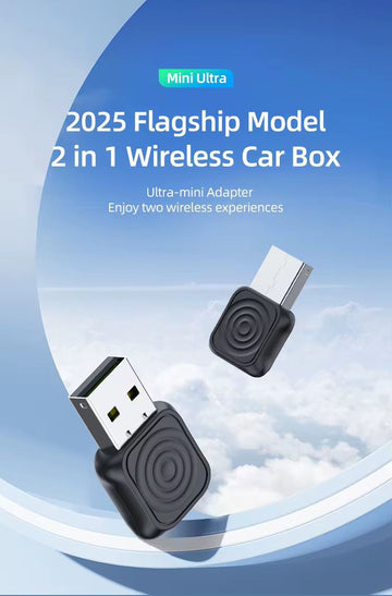 2 in 1  Wirelss Car Play